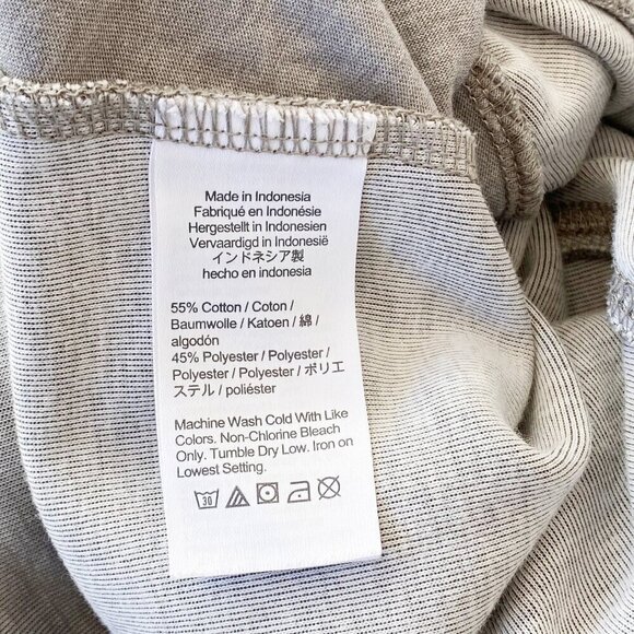 J.Crew Mens Gray Joggers Sweatpants 27" Inseam Zipper Pockets Activewear Size S - Picture 5 of 9